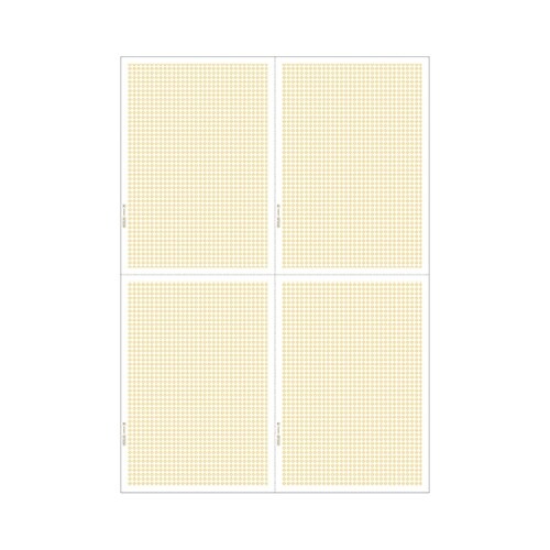 マルチプリンタ帳票 A4 地紋 4面 1