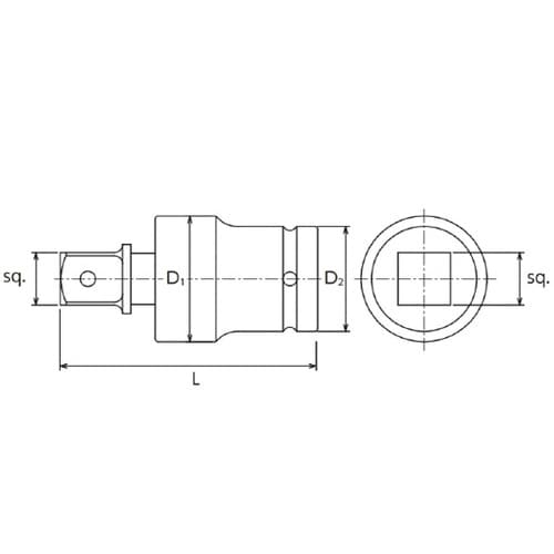 BJP4A (12.7SQ)ジョイント