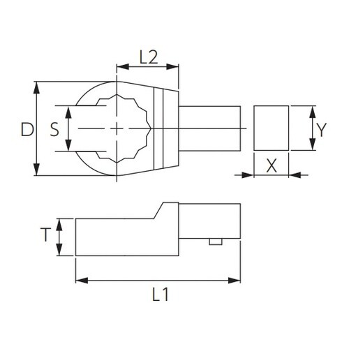 GX0912−NS14 CF交換ヘッド
