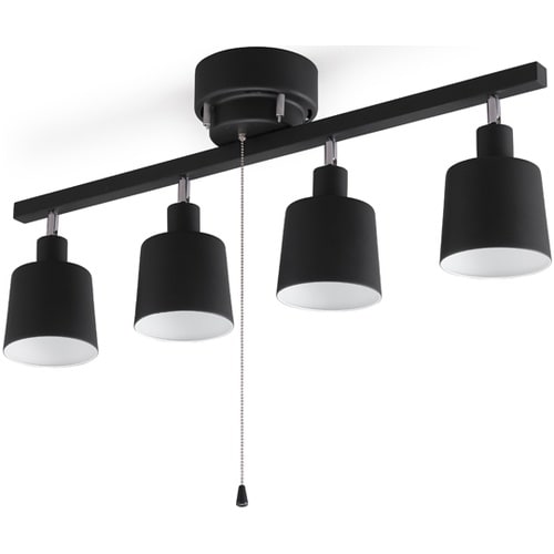 537639 4灯シーリング ブラック