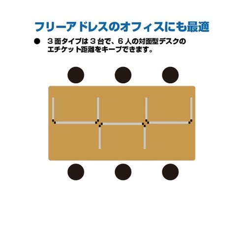 BHBP3F450X900Eスタンド三面