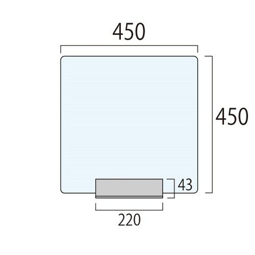FMNPT450X450−5set 衝立
