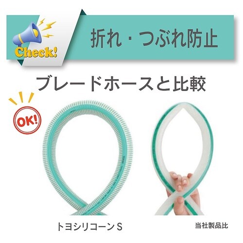 耐熱・食品用耐圧ホース トヨシリコーンS