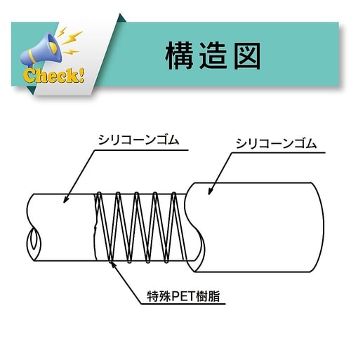 耐熱・食品用耐圧ホース トヨシリコーンP