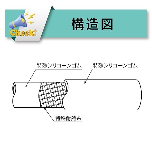 スチーム・高温水用耐熱耐圧ホース トヨシ