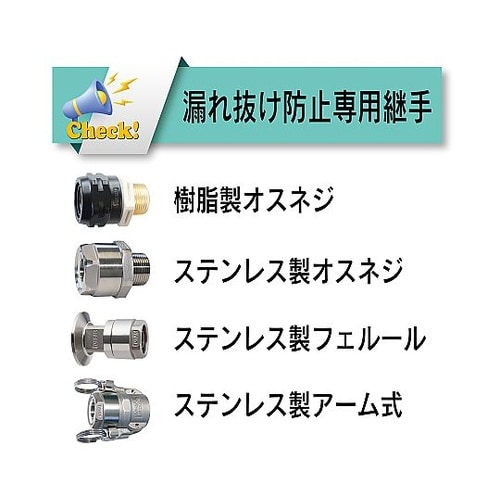 耐薬品・溶剤・食品用フッ素ホース トヨフ