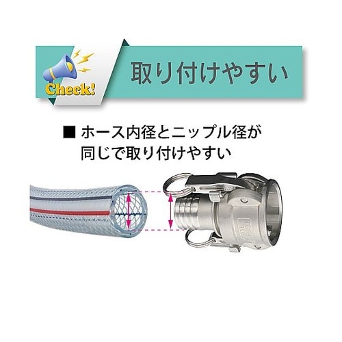 ホース継手(カムロックアダプターと互換性