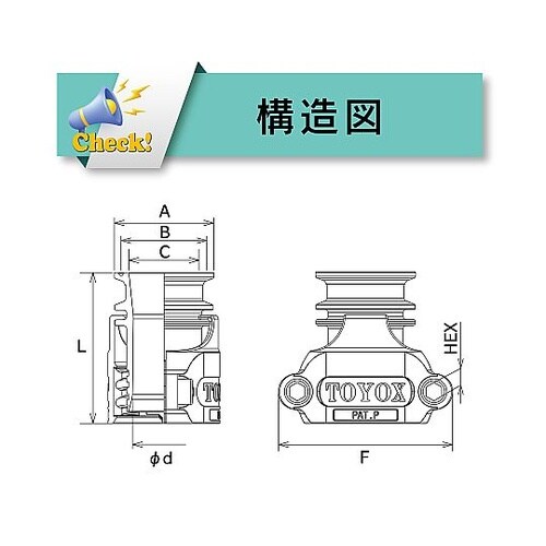 ホース継手(フェルール) ステンレス製