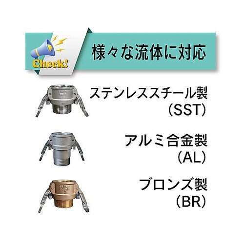 カムロック ツインロックタイプカプラー