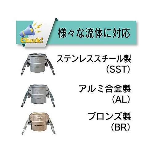 カムロック ツインロックタイプカプラー