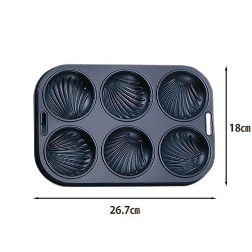 #000DL6172マドレーヌ型シェル型