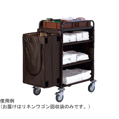 ホテルリネンワゴン回収袋 ファスナー付