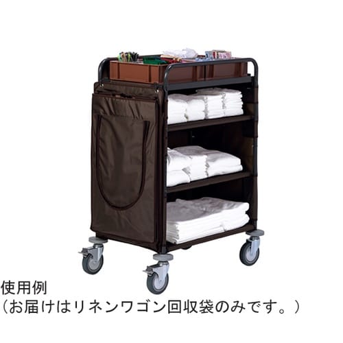 ホテルリネンワゴン回収袋 ファスナー付