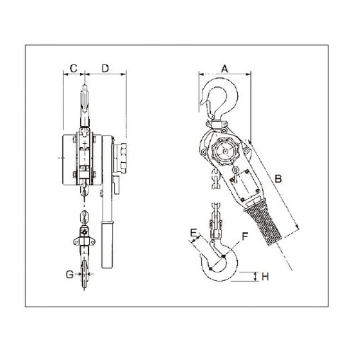 OHLV−0.5−2N オーエッチレバー