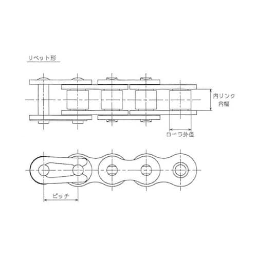 EK50DRP192LSPJ チェーン