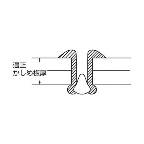 LSS44 エビ ブラインドリベット