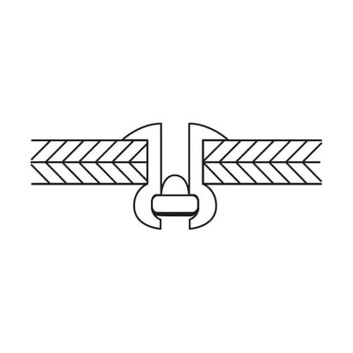 LST54 エビ ブラインドリベット