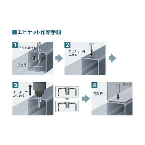 NAD535M ブラインドナット