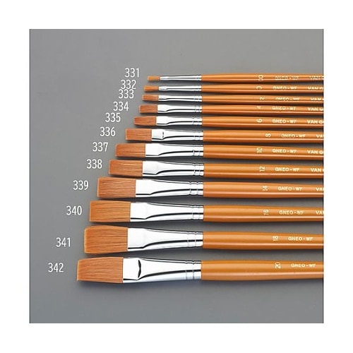 18号 水彩平筆(馬毛・PBT) EA1