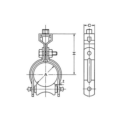 100A 熱伸縮配管用吊車(組式) EA