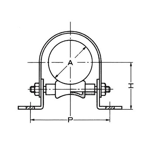 80A 熱伸縮配管用吊車(置式) EA4