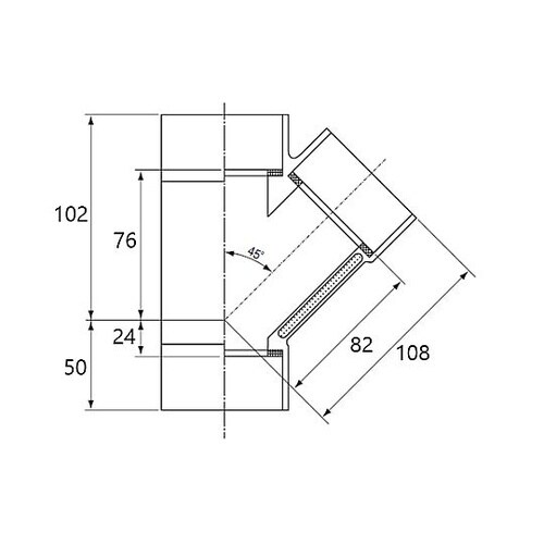 #40 Y型アダプター(ACドレンパイプ