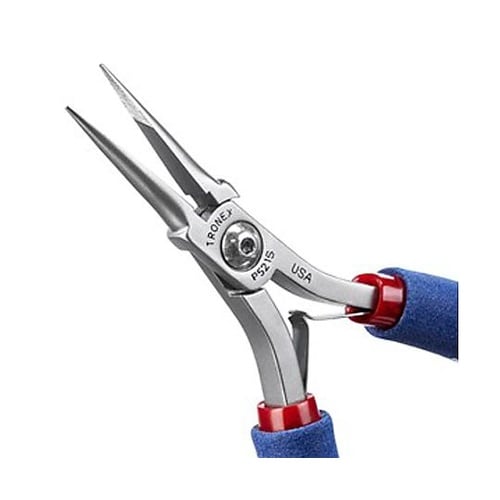 136mm 精密プライヤー(ESD/半丸