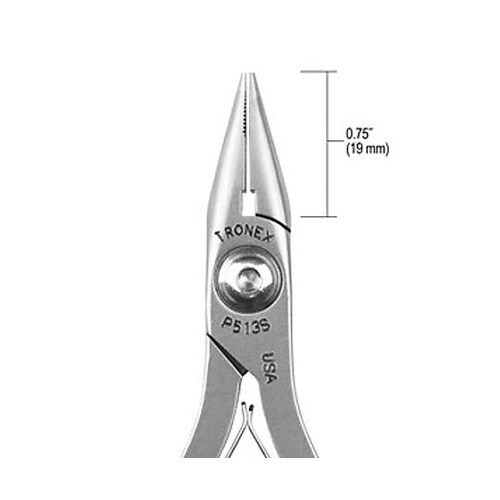 124mm 精密プライヤー(ESD/半丸