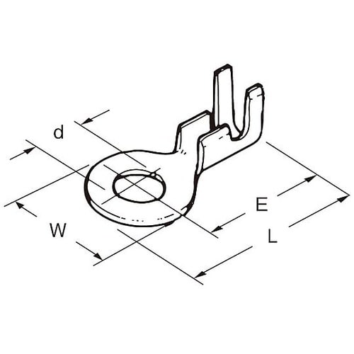 0.50−2.00mm2/ 6mm 丸形端