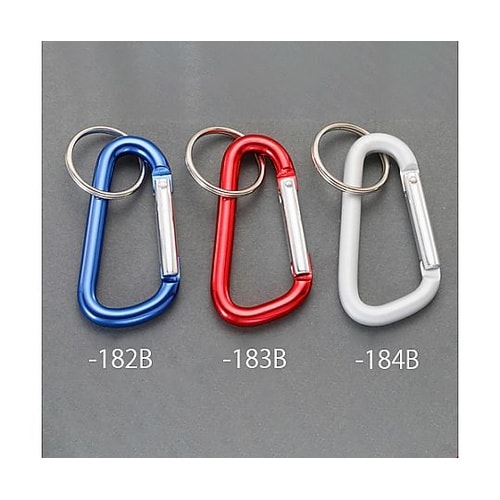 8x80mm カラビナフック(アルミ/レ