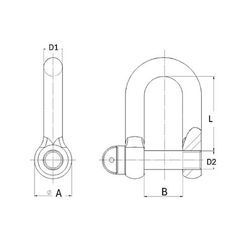 3.0ton シャックル EA638NE