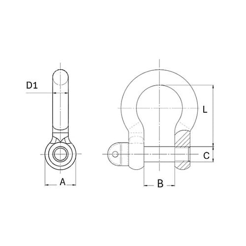4.0ton ボウシャックル EA638