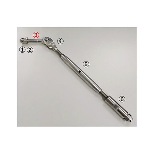 M14x 90mm 全ねじアイボルト(右