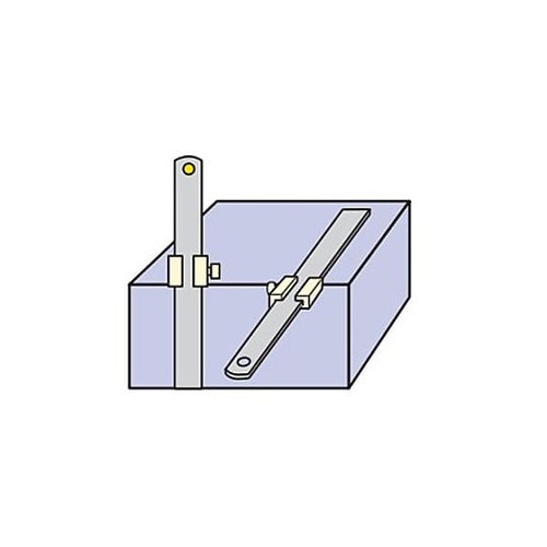 35mm幅 直尺用ストッパー EA720