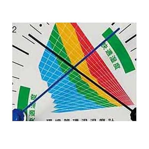 Φ120mm 熱中症指数計(温湿度計付/