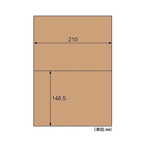 A4/ 2面 210x148.5mm ク