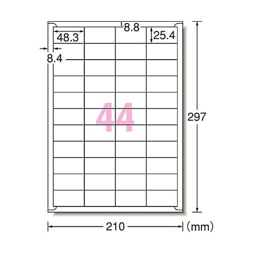 A4判/44面 48.3x 25.4mm
