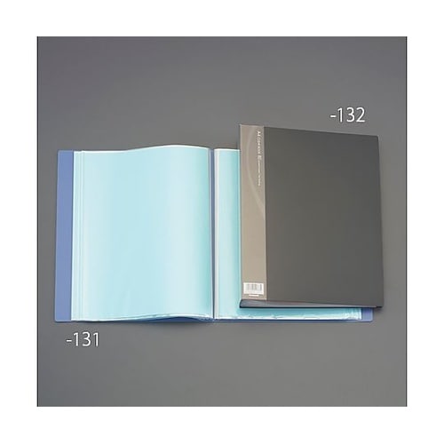 A4 クリアーブック(ブラック/80ポケ