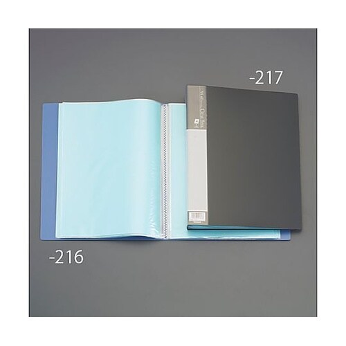 A4 クリアーブック(ブルー/60ポケッ