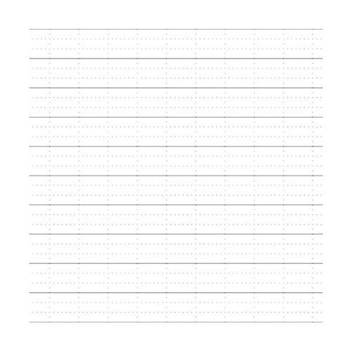 6mm 罫線A5ノート(30ページ/10