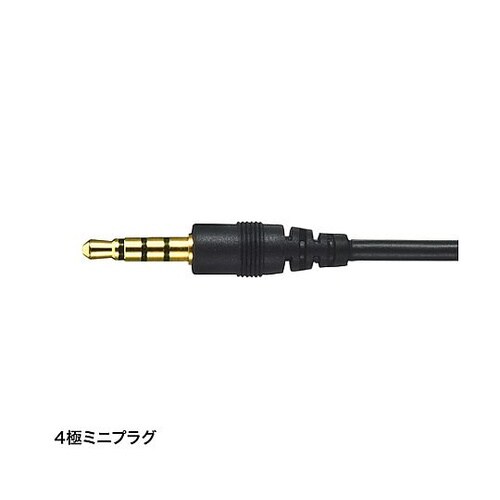 1.6m/φ3.5mm 4極ミニプラグ高