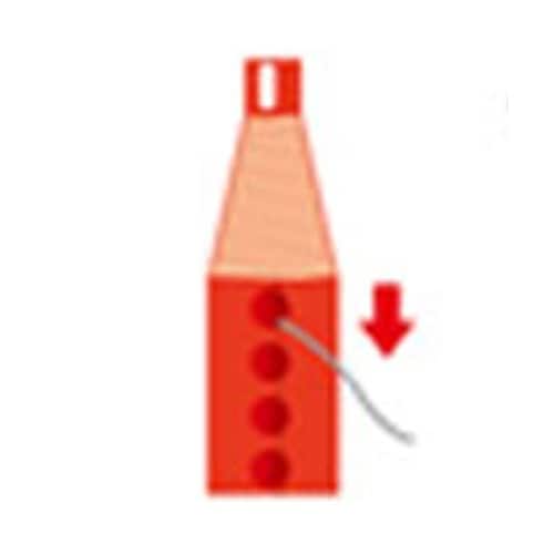 油性色鉛筆(12本/桃色) EA765M