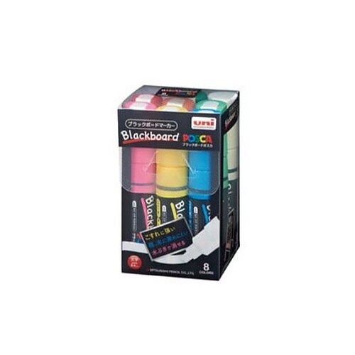8本組/太字 水性ブラックボードマーカー