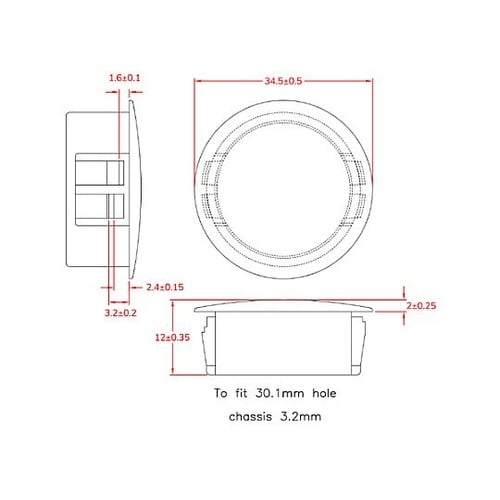 30.1mm ホールプラグ(100個)E
