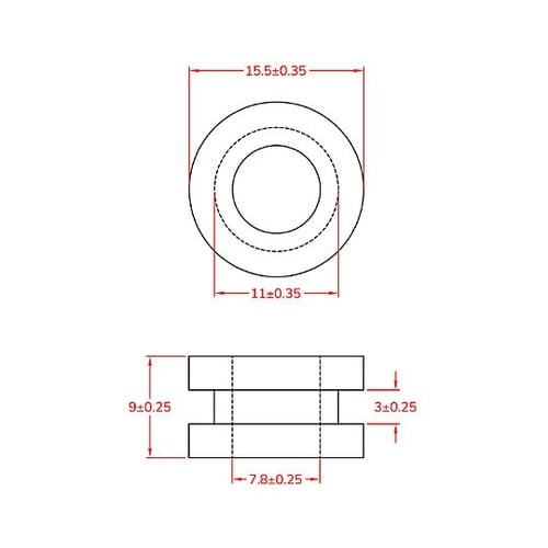 11.0mm グロメット(100個) E