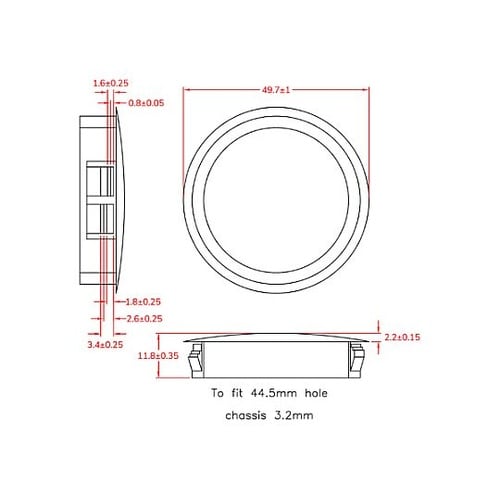 44.5mm ホールプラグ(100個)E