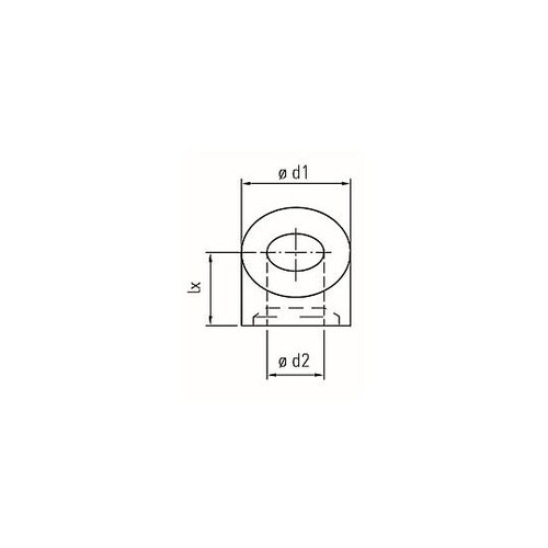座ぐり付 アングルワッシャー(φ5mm/