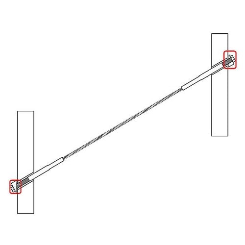 座ぐり付 アングルワッシャー(φ3mm/