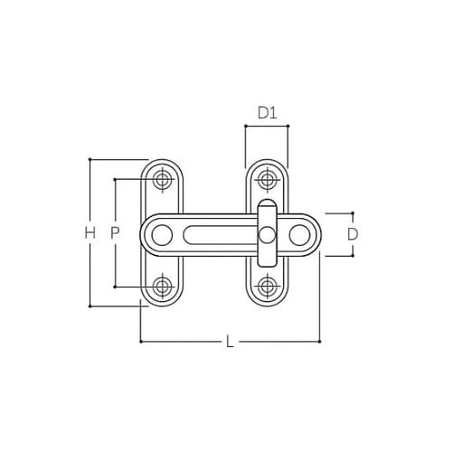 76mm 内掛錠(真鍮製) EA951B