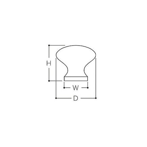 φ40x27mm つまみ(木製) EA9